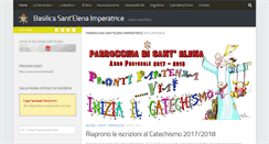 Desktop Screenshot of parrocchiasantelena.com